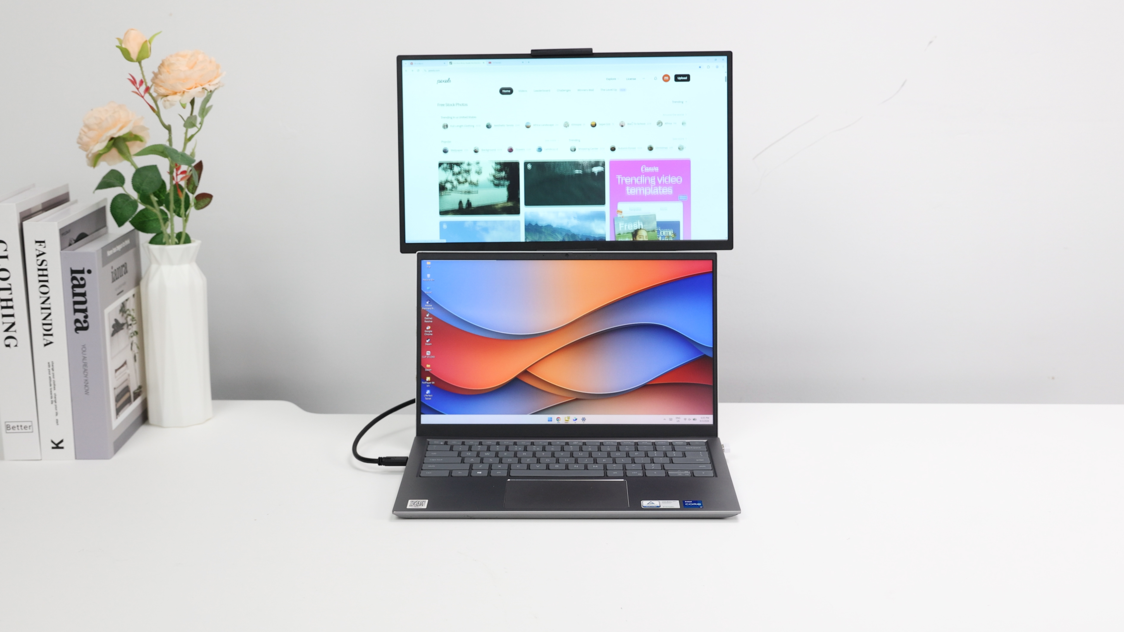 Amazon.co.jp: EVICIV モバイルモニター 15.6インチ 自立型 クランプ式